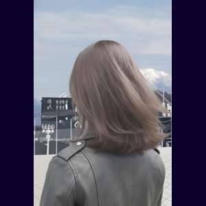 ブリーチなしのアッシュのみ