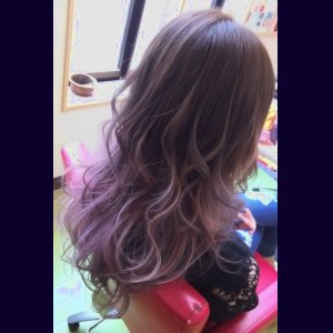 ブリーチでバレイヤージュ後にブルーバイオレット