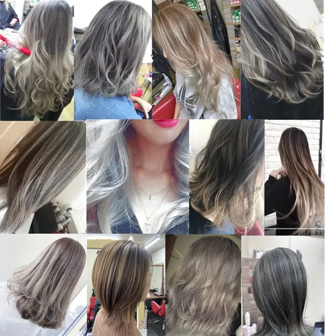 ブリーチカラーやバレイヤージュなどBUBUによる多彩なヘアカラーカタログ